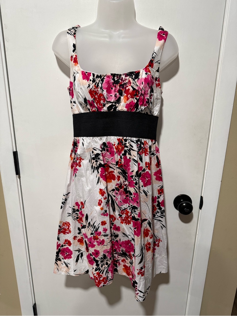 B. Smart Light Pink & Black Labeled Cotton Blend Garment-#1534